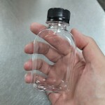 Chai nhựa dẹt 100ml đựng cafe