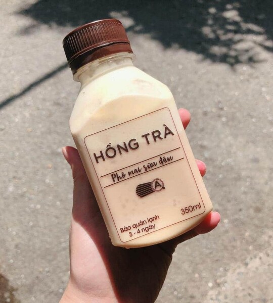 Chai vuông lùn cổ rộng 330ml