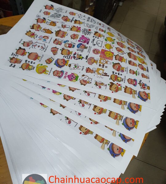 Sticker tem nhãn kute dán sẵn giá rẻ